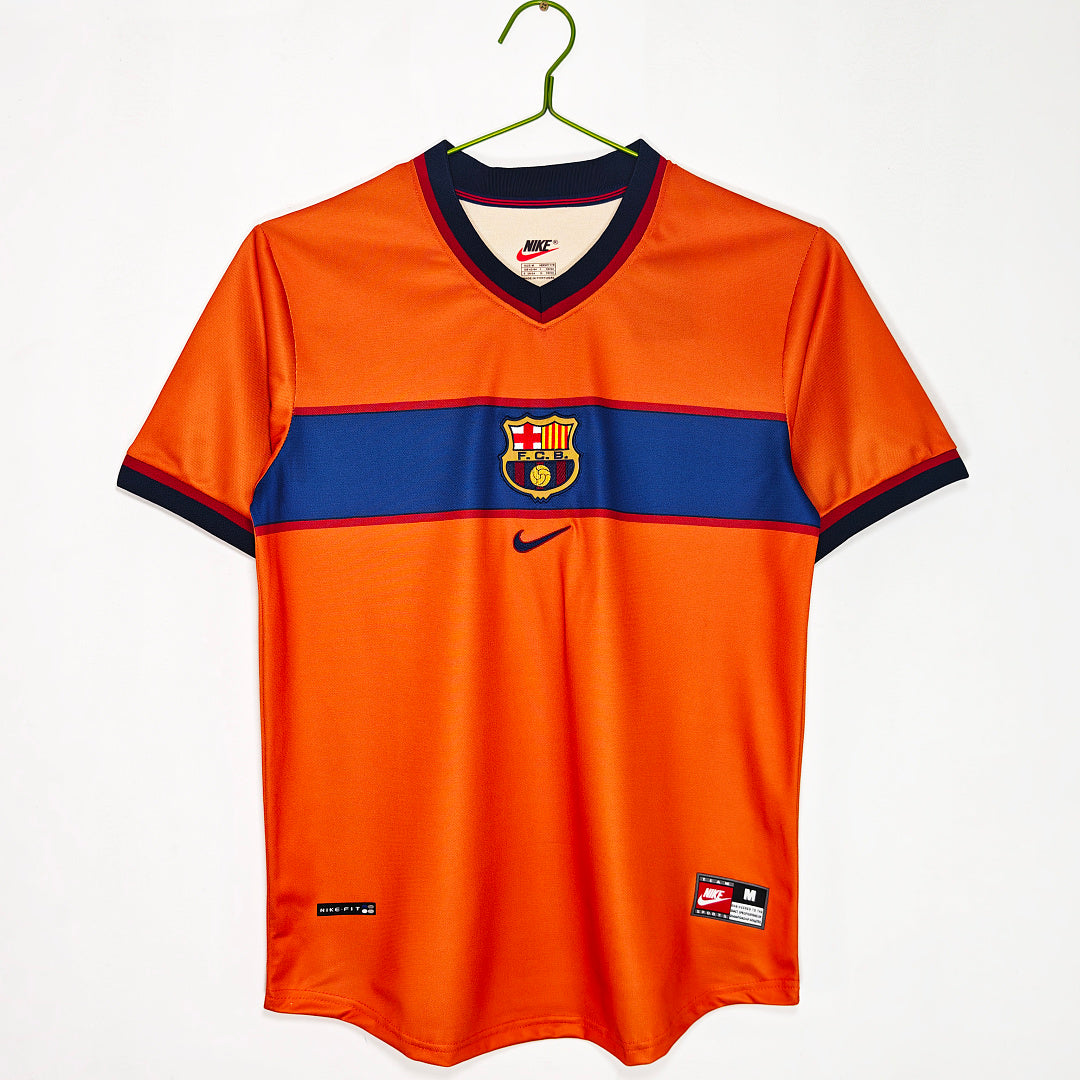 Barcelona VisitanteNaranja 1998/99 Visitante Retro